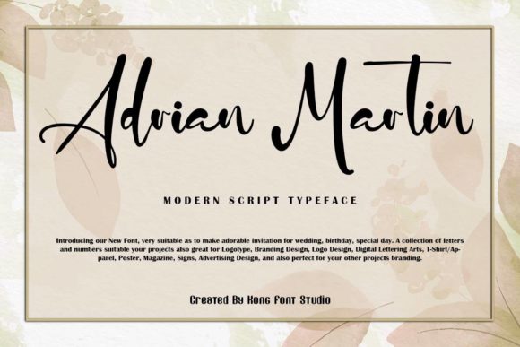Adrian Martin Font for Creative Makers
