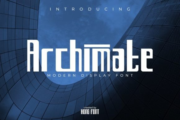 Archimate: A Playful Font for Polished Branding