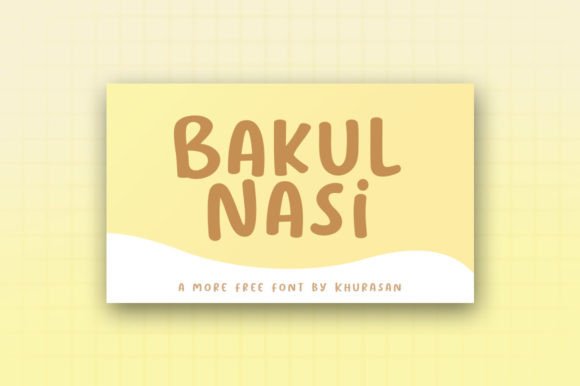 Bakul Nasi: A Font for Business Brilliance
