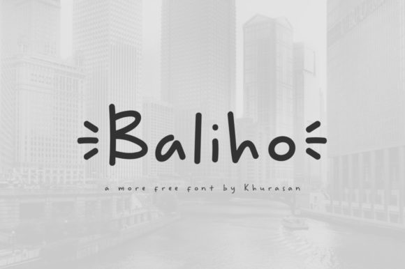 Baliho: A Stylish Display Font