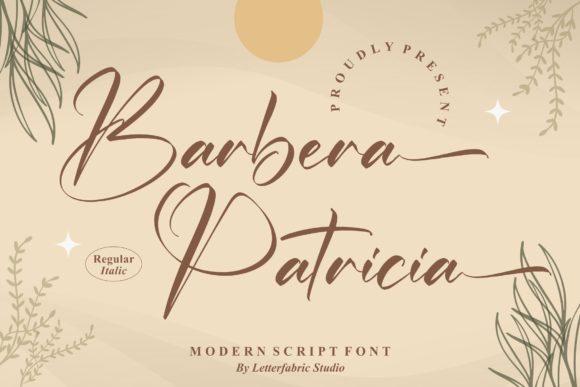 Barbara Patricia Font for Web Design