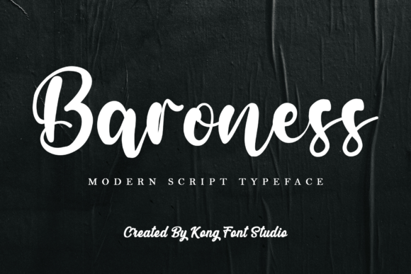 Baroness: A Stylish Script Font