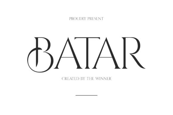 Batar: A Modern Serif Font