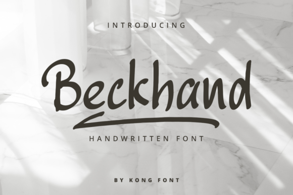 Beckhand: A Playful Script Font for Crafters