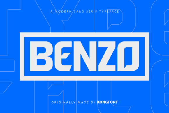 Benzo: A Bold Font for Creative Makers
