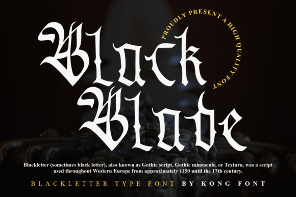 Black Blade: Bold Typography for Marketers