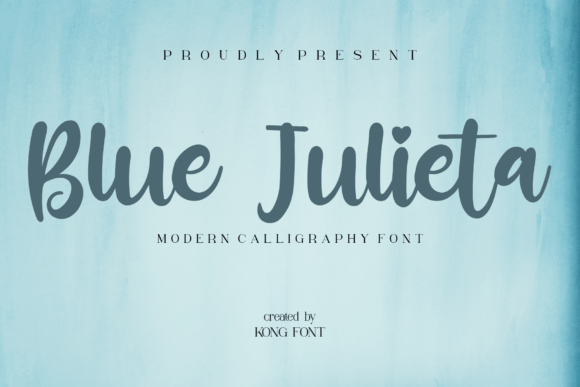 Blue Julieta Font: Playful & Practical