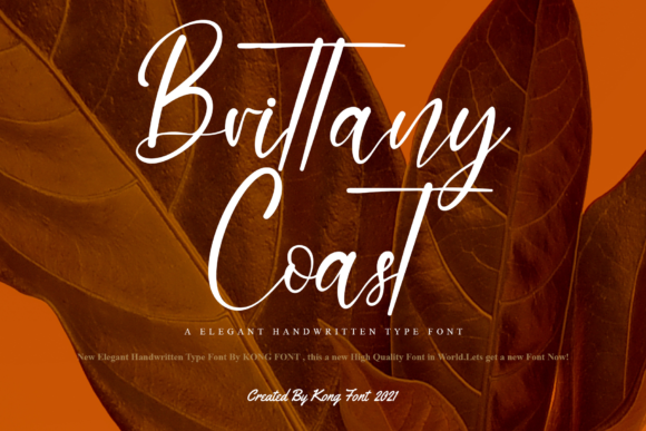 Brittany Coast Font for Creative Projects