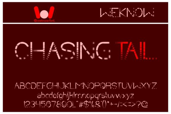 Chasing Tail Font: Bold and Unique