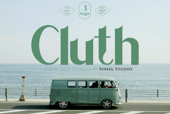 Cluth: A Bold Font for Business