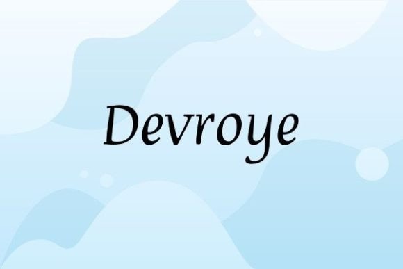 Devroye: A Bold, Creative Font for Real Projects