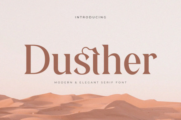 Dusther: A Font for Business Elegance