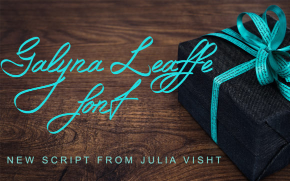 Galyna Leaffe: A Magical Script Font