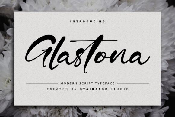 Glastona: A Modern Script Font