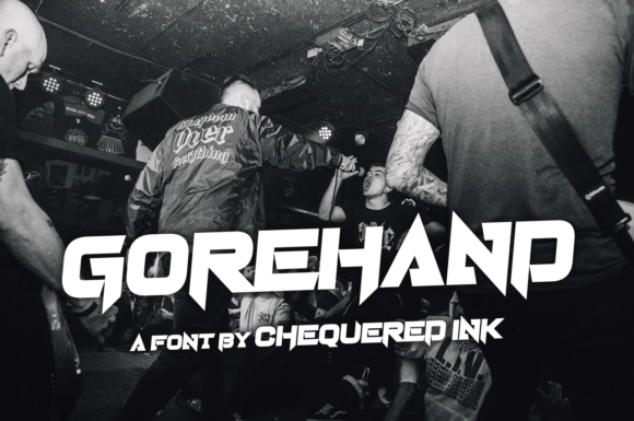 Gorehand: A Creative Display Font