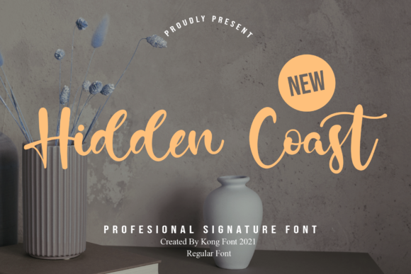 Hidden Coast Font for Creative Makers