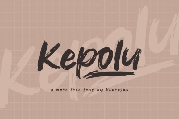 Kepolu: A Handwritten Font for Elegant Design