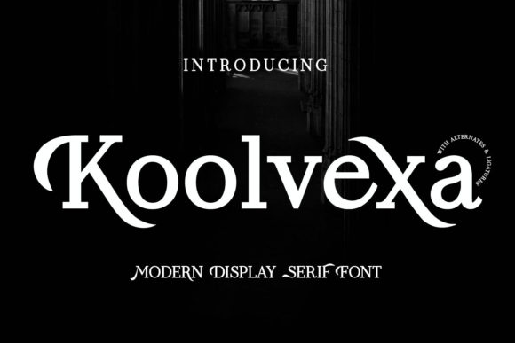 Koolvexa: A Modern Serif Font for Editorial Design