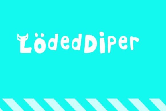 LodedDIper: A Delicate Script Font for Creative Branding