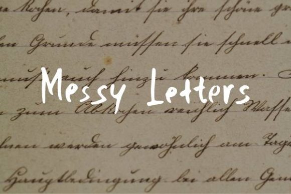 Messy Letters: A Playful Script Font Worth Testing