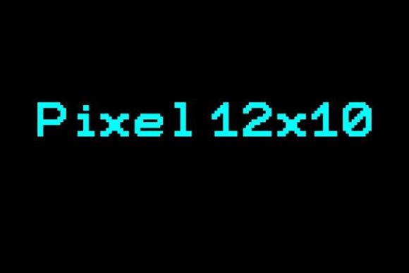 Pixel12x10: A Playful, Futuristic Display Font for Makers