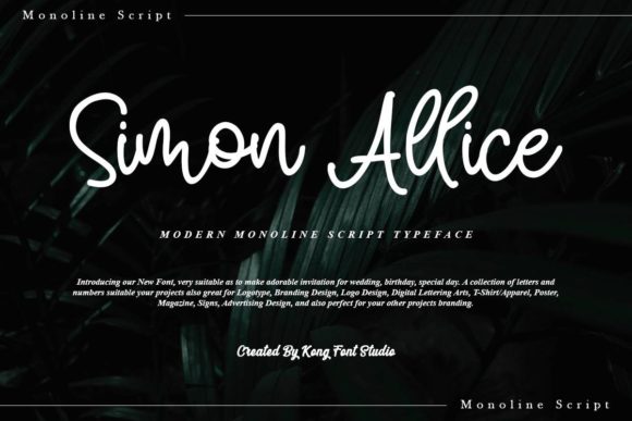 Simon Allice: A Playful Font for Business