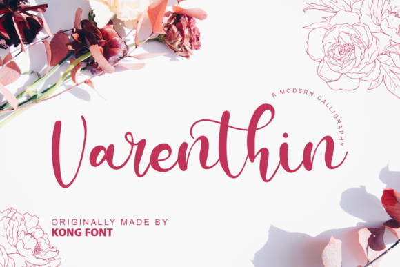 Varenthin: A Playful Handwritten Font